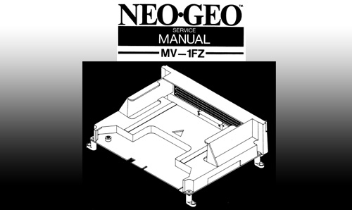 Neo Geo MVS Manuals PDF Download